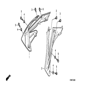 Collar, engine guard  , Honda, 90504-MEY-670